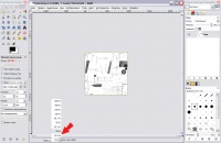 Изменение масштаба отображения картинки в графическом редакторе GIMP